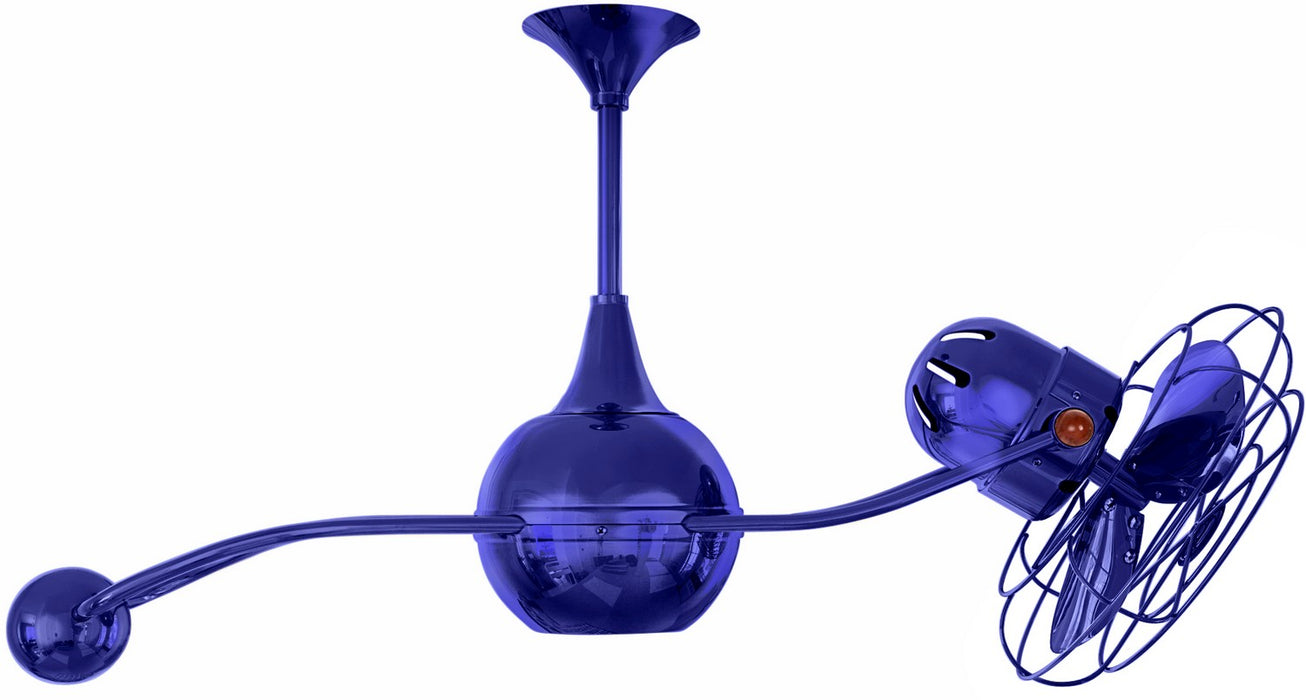 Matthews Fan Company - B2K-BLUE-MTL - 40"Ceiling Fan - Brisa 2000 - Blue