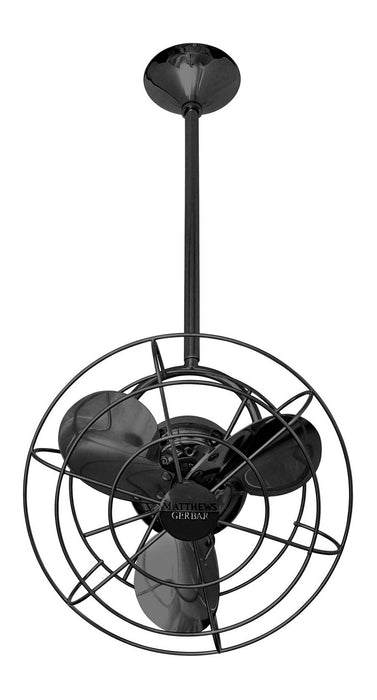 Matthews Fan Company - BD-BKN-MTL - 16"Ceiling Fan - Bianca Direcional - Black Nickel