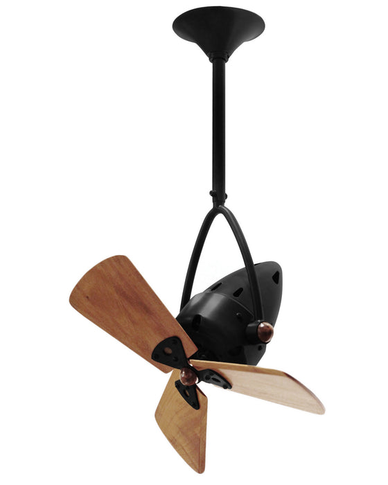 Matthews Fan Company - JD-BK-WD - 16 Inch Ceiling Fan - Jarold Direcional - Matte Black