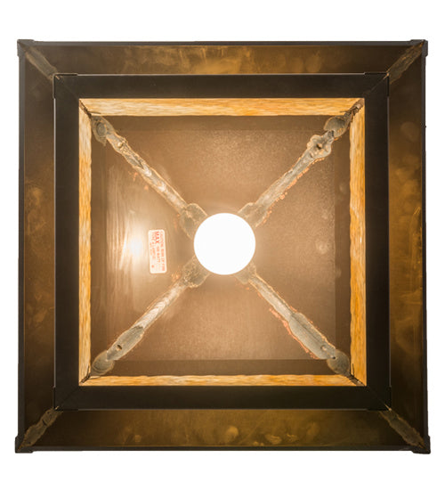 Meyda Tiffany - 2151 - One Light Pendant - Seneca - Craftsman Brown