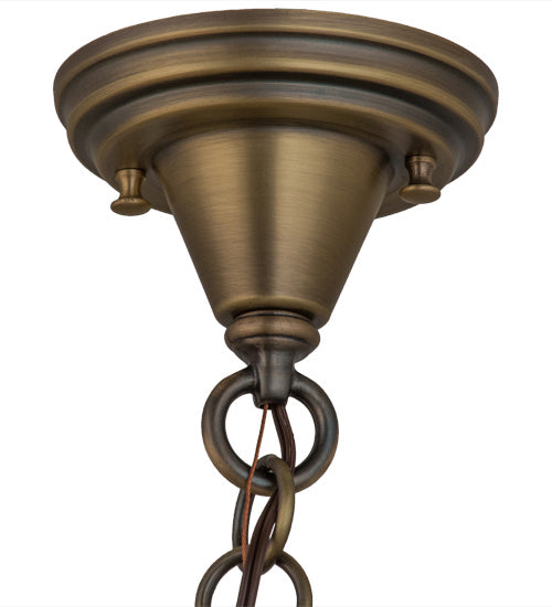 Meyda Tiffany - 3399 - One Light Mini Pendant - Fulton - Antique Brass