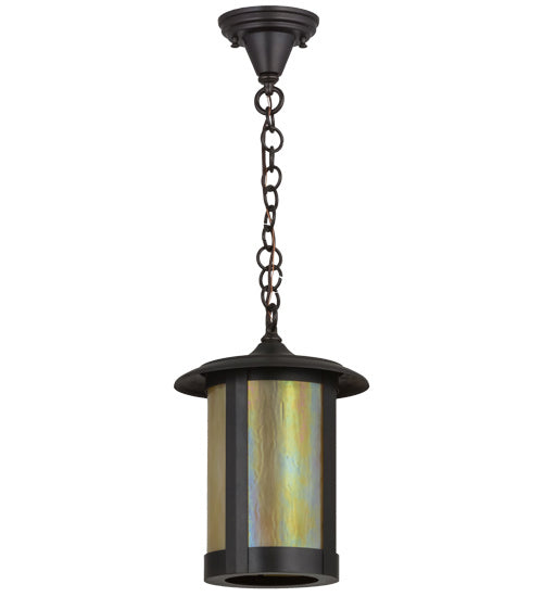 Meyda Tiffany - 3434 - One Light Pendant - Fulton - Craftsman Brown