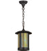 Meyda Tiffany - 3434 - One Light Pendant - Fulton - Craftsman Brown