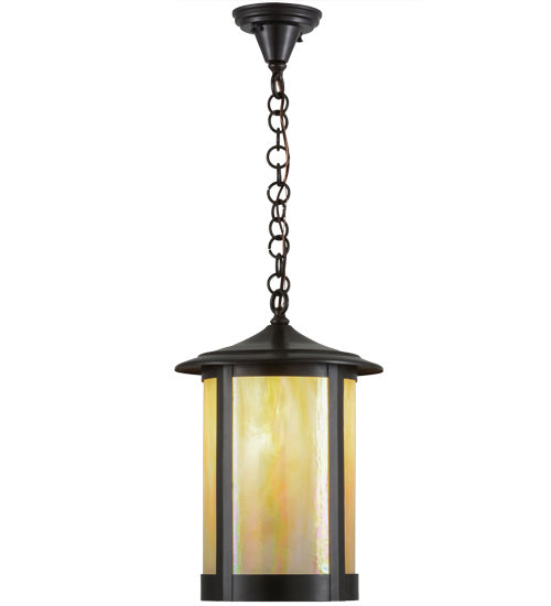 Meyda Tiffany - 3463 - One Light Pendant - Fulton - Craftsman Brown