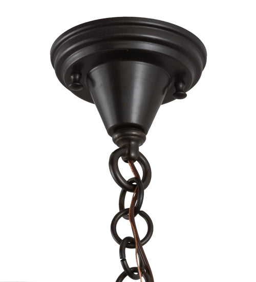 Meyda Tiffany - 3463 - One Light Pendant - Fulton - Craftsman Brown