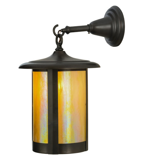 Meyda Tiffany - 3679 - One Light Wall Sconce - Fulton - Craftsman Brown