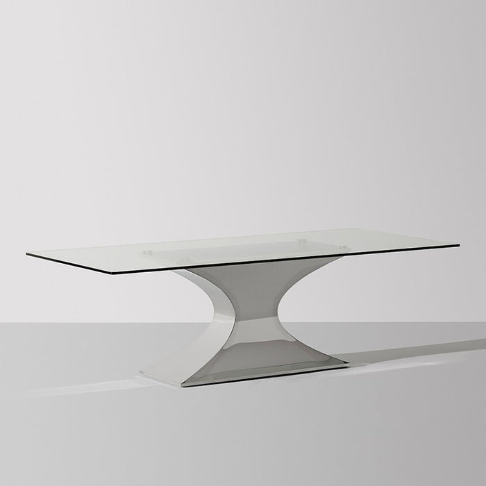 Nuevo - HGSX223 - Dining Table - Praetorian - Silver
