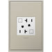 Legrand - AGFTR2202W4 - Duplex Self-Test GFCI Receptacles - Adorne - White