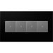 Legrand - AWP4GNK4 - Gang Wall Plate - Adorne - Black Ink