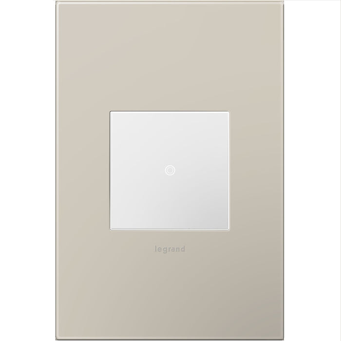 Legrand - AWP1G2GG4 - Gang Wall Plate - Adorne - Greige