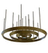 Meyda Tiffany - 172709 - LED Pendant - Zarkov - Gold Matte