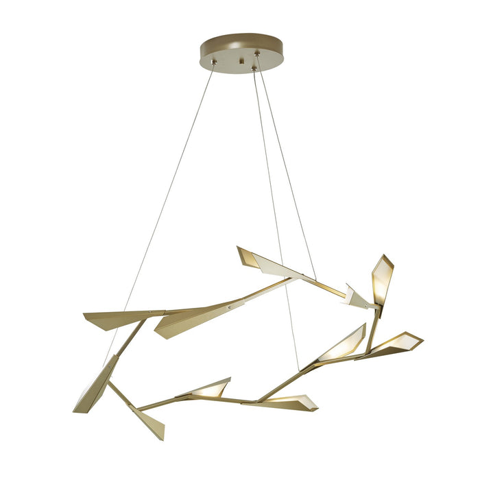 Hubbardton Forge - 135005-LED-STND-84 - LED Pendant - Quill - Soft Gold