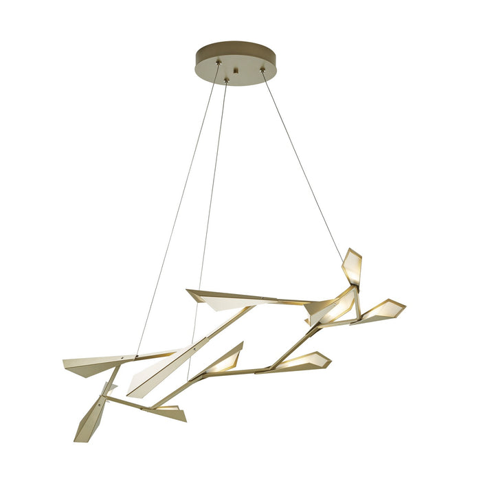 Hubbardton Forge - 135005-LED-STND-84 - LED Pendant - Quill - Soft Gold