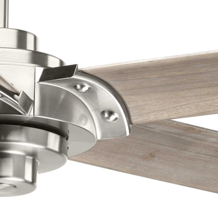 Progress Lighting - P2546-09 - 68" Ceiling Fan - Ellwood - Brushed Nickel