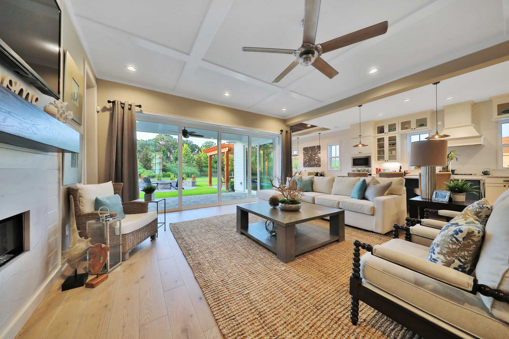 Progress Lighting - P2546-09 - 68" Ceiling Fan - Ellwood - Brushed Nickel