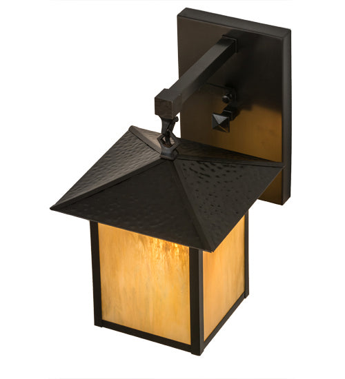 Meyda Tiffany - 2561 - One Light Wall Sconce - Seneca - Craftsman Brown