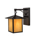 Meyda Tiffany - 2561 - One Light Wall Sconce - Seneca - Craftsman Brown