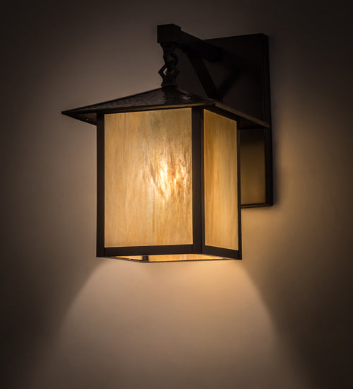 Meyda Tiffany - 2561 - One Light Wall Sconce - Seneca - Craftsman Brown