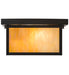 Meyda Tiffany - 4782 - Two Light Flushmount - Hyde Park - Craftsman Brown