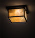 Meyda Tiffany - 4782 - Two Light Flushmount - Hyde Park - Craftsman Brown