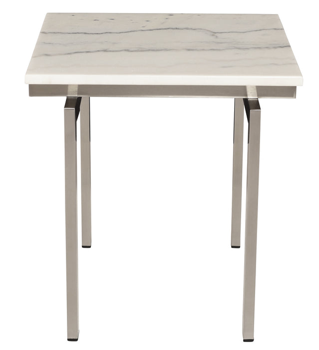 Nuevo - HGNA124 - Side Table - Louve - White