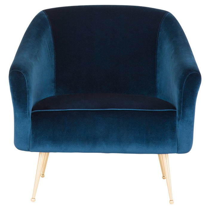 Nuevo - HGSC287 - Occasional Chair - Lucie - Midnight Blue