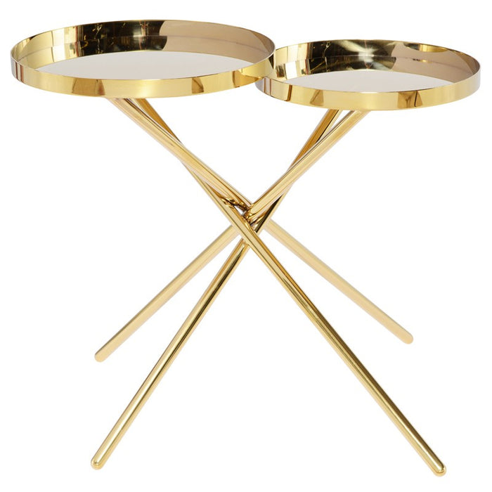 Nuevo - HGSX399 - Side Table - Olivia - Gold