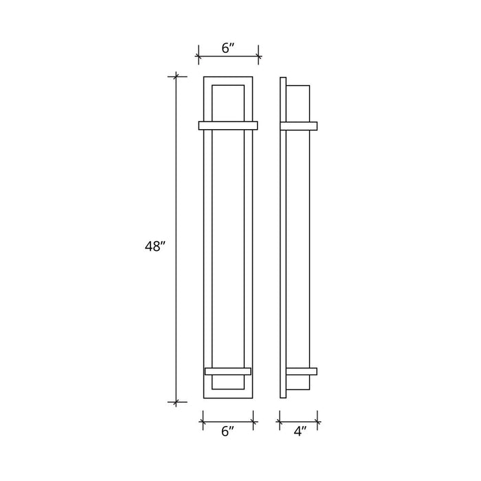 Justice Designs - ALR-7616W-NCKL - LED Outdoor Wall Sconce - Alabaster Rocks - Brushed Nickel