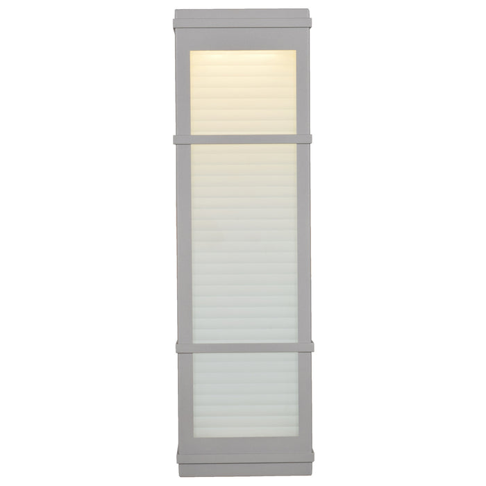 Access - 20040LEDDMG-SAT/RFR - LED Wall Fixture - Metropolis - Satin