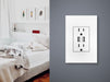 Legrand - ARTRUSB153W4WP - Dual-USB Outlet - Adorne - White