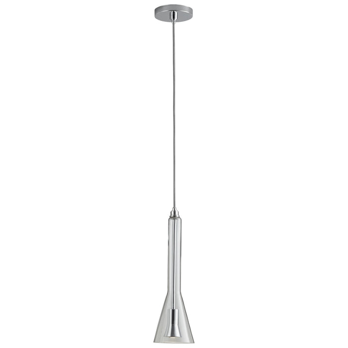 Quorum - 3-652-14 - LED Pendant - Liberty - Polished Chrome|Clear Clear