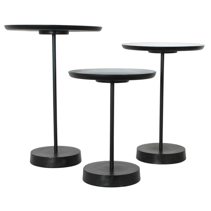 Renwil - TA111 - Accent Table - Stepping Stone - White/Beige/Grey Powder Coated/ Enamel