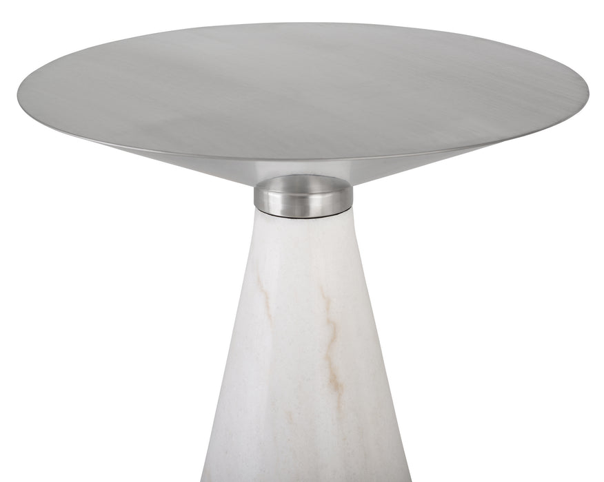 Nuevo - HGNA539 - Side Table - Iris - Silver