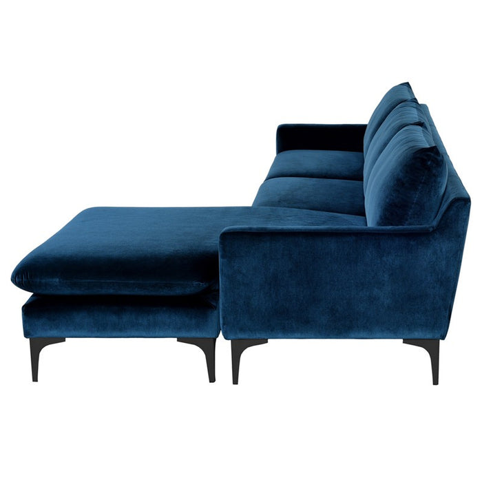 Nuevo - HGSC489 - Sectional - Anders - Midnight Blue