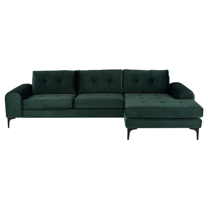 Nuevo - HGSC512 - Sectional - Colyn - Emerald Green