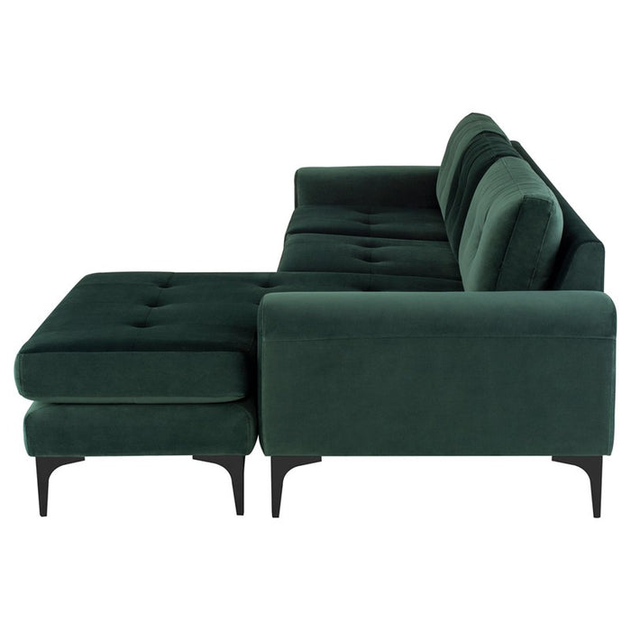 Nuevo - HGSC512 - Sectional - Colyn - Emerald Green
