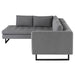 Nuevo - HGSC523 - Sectional - Janis - Shale Grey