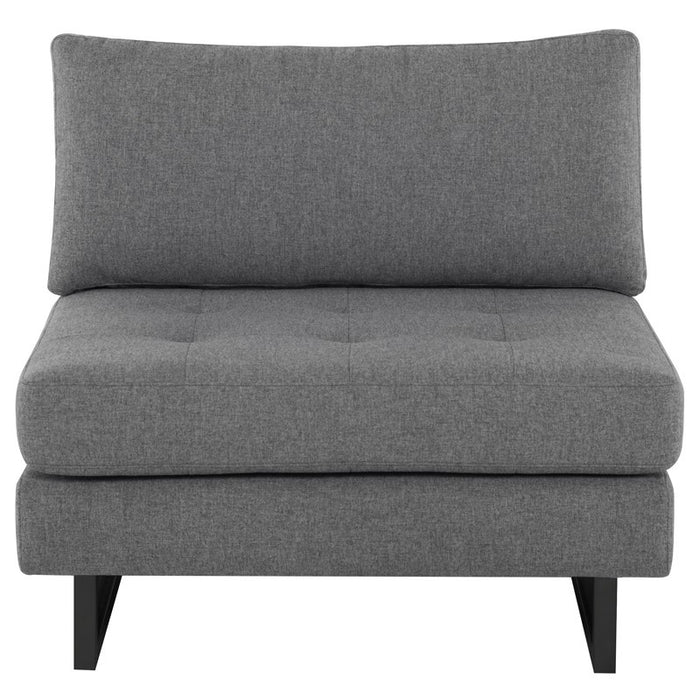 Nuevo - HGSC543 - Sofa Extension - Janis - Shale Grey