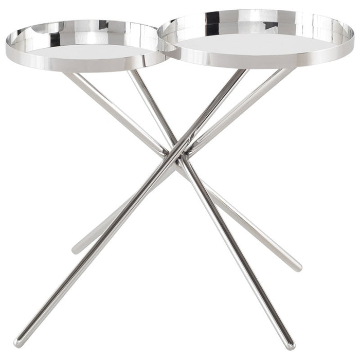 Nuevo - HGSX481 - Side Table - Olivia - Silver