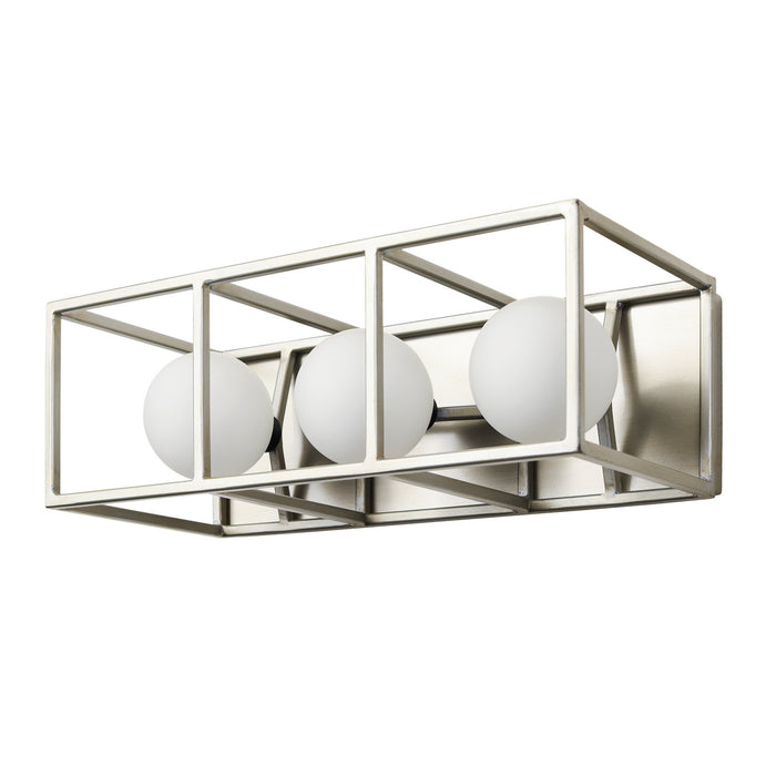 Varaluz - 325B03SOCB - Three Light Bath - Plaza - Silverado/Carbon