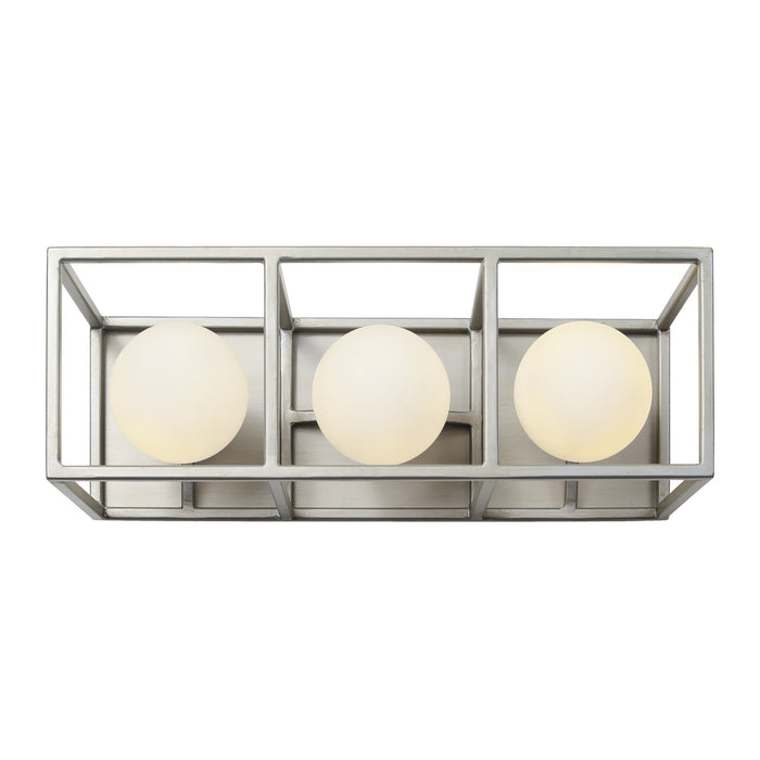 Varaluz - 325B03SOCB - Three Light Bath - Plaza - Silverado/Carbon