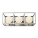 Varaluz - 325B03SOCB - Three Light Bath - Plaza - Silverado/Carbon