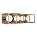 Varaluz - 325B04HGCB - Four Light Bath - Plaza - Havana Gold/Carbon