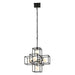 Varaluz - 325P06CBHG - Six Light Pendant - Plaza - Carbon/Havana Gold