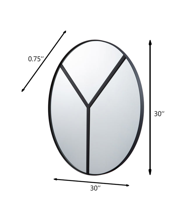 Varaluz - 4DMI0105 - Mirror - Lyra - Black