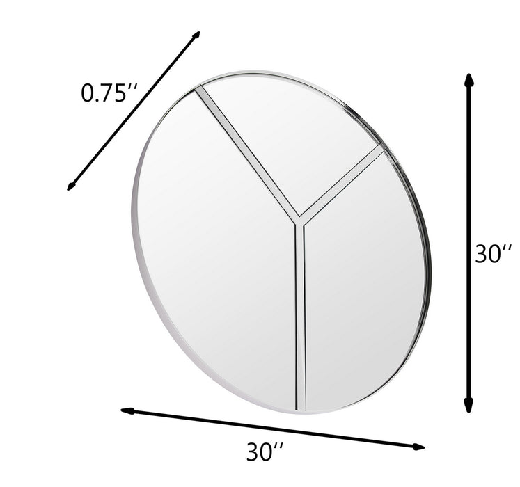 Varaluz - 4DMI0106 - Mirror - Lyra - Polished Nickel