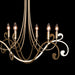 Hubbardton Forge - 105055-SKT-84 - Six Light Chandelier - Bella - Soft Gold