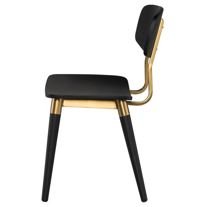 Nuevo - HGEM863 - Dining Chair - Scholar - Onyx