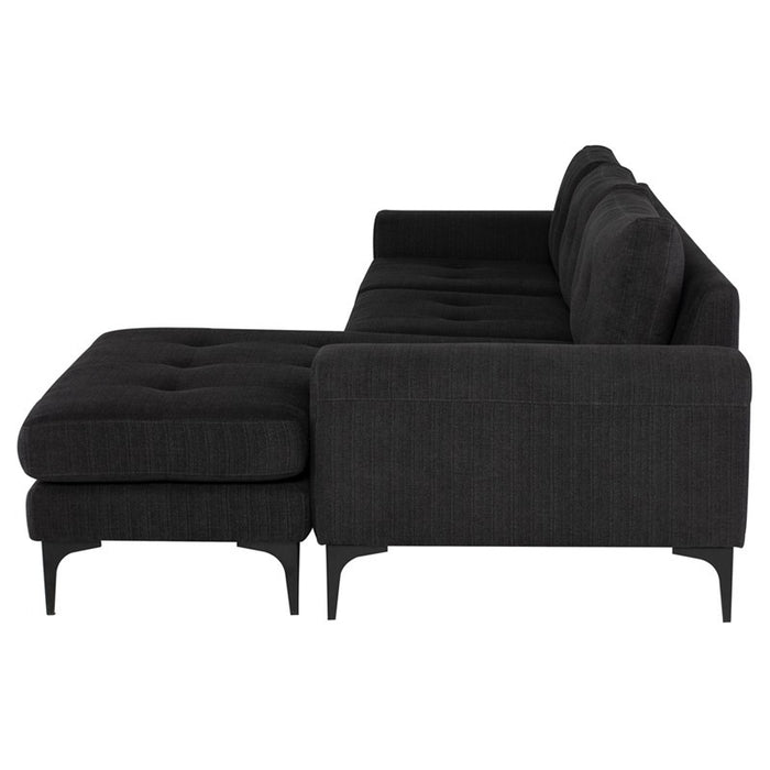 Nuevo - HGSC622 - Sectional - Colyn - Coal
