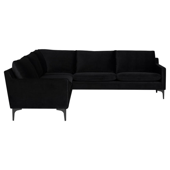 Nuevo - HGSC679 - L Sectional - Anders - Black